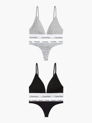 CK Nowire bralette thong set QF5650 QD3587 - CALVIN KLEIN - BALAAN 1