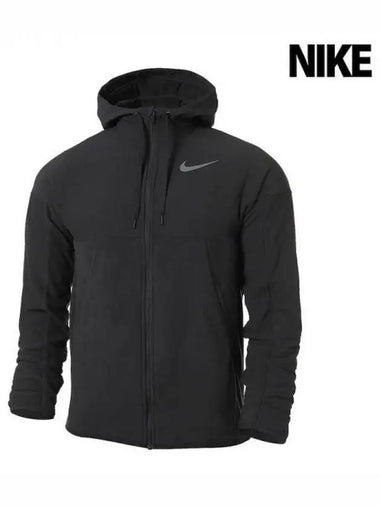 Full zip hood Therma fit fleece winterized black DD2128 010 Domestic product GRCE24081980873 - NIKE - BALAAN 1