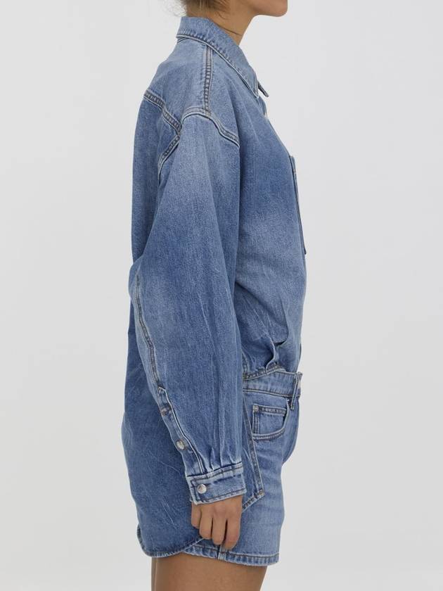 Denim Mini Dress - ALEXANDER WANG - BALAAN 3