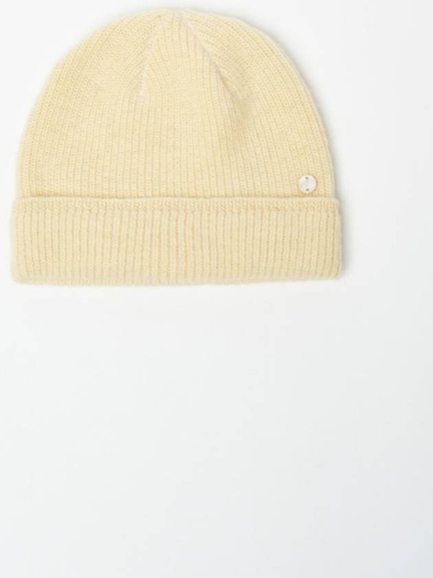 Men's Knitted Hat Beanie Ivory a4203ki - OUR LEGACY - BALAAN 1