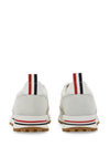 Fine Kid Suede Tech Runner White - THOM BROWNE - BALAAN 4