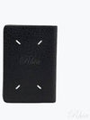 Bovine Leather Card Wallet Black - MAISON MARGIELA - BALAAN 2