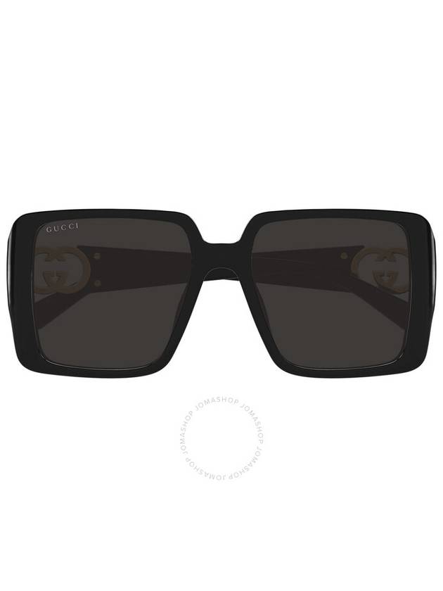 Eyewear Side Logo Square Frame Sunglasses Black - GUCCI - BALAAN 2