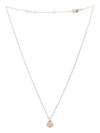 Halo Pave Stud Necklace C9326 ROSE GOLD - COACH - BALAAN 2