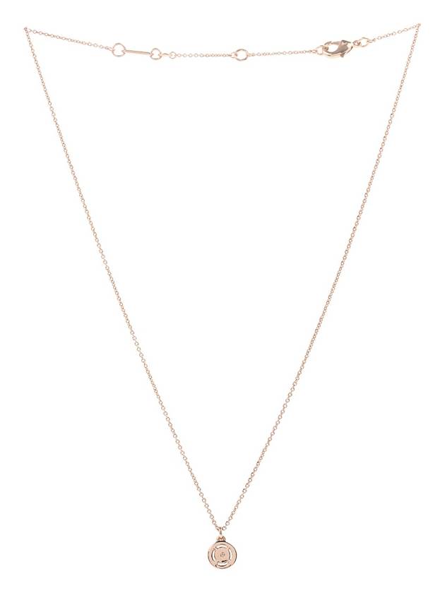 Halo Pave Stud Necklace C9326 ROSE GOLD - COACH - BALAAN 2