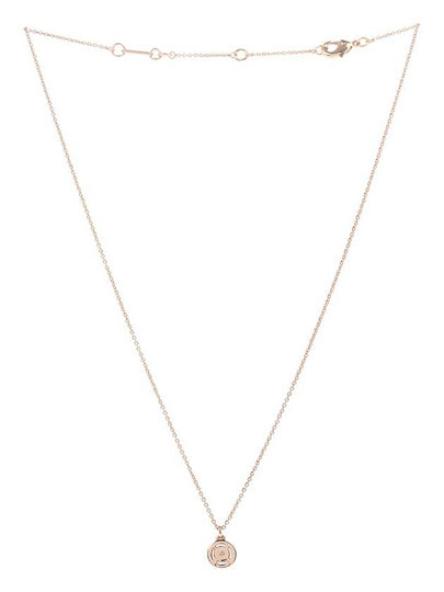 Halo Pave Stud Necklace C9326 ROSE GOLD - COACH - BALAAN 2