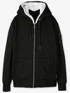 Classic Bunny Zip Up Hoodie White Lining Black - MOOSE KNUCKLES - BALAAN 3