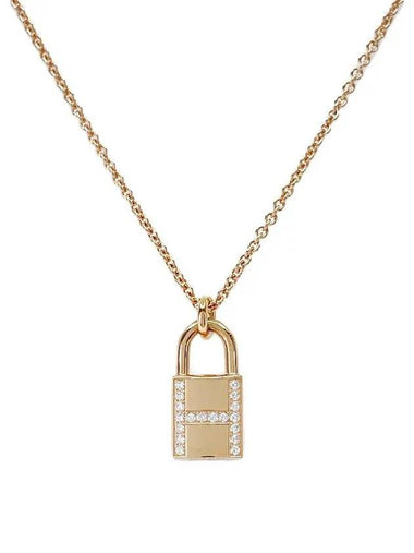 Cadena pendant necklace 18K rose gold diamond 4HA0209 - HERMES - BALAAN 1