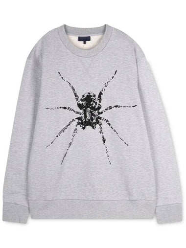 Men's Spider Print Gray Sweatshirt RMJE0041 13 - LANVIN - BALAAN 1