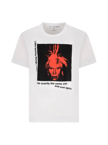 GRAPHIC PRINT T-SHIRT - COMME DES GARCONS - BALAAN 1