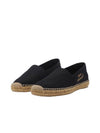 Logo Monogram Espadrilles Black - SAINT LAURENT - BALAAN 2