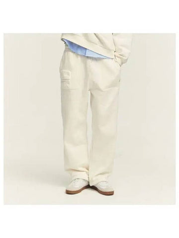 KNGL Pocket Sweatpants 4541 Ivory - KANGOL - BALAAN 1