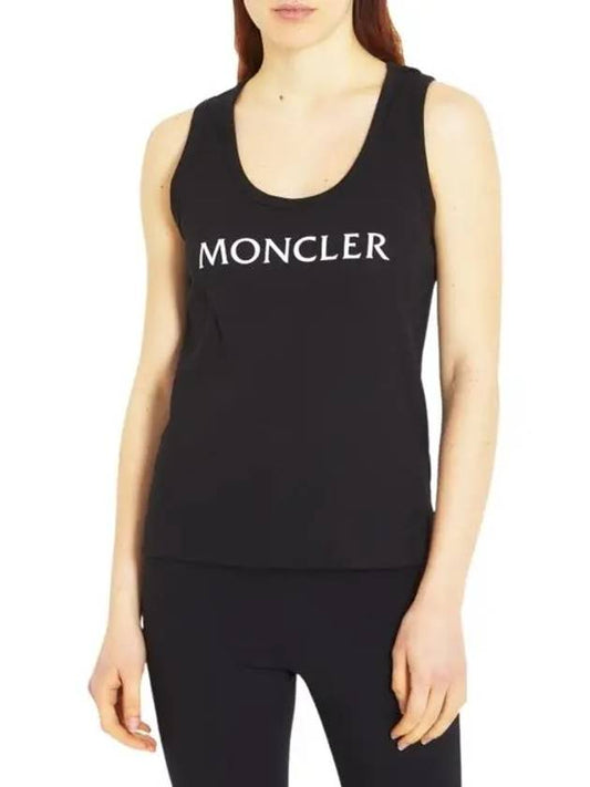 Women's Logo Tank Top 8P000 01 89A0D 999 - MONCLER - BALAAN 2