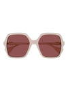 Eyewear Square Frame Sunglasses Pink - GUCCI - BALAAN.