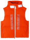 Marina Back Logo Print Vest Orange - STONE ISLAND - BALAAN 2