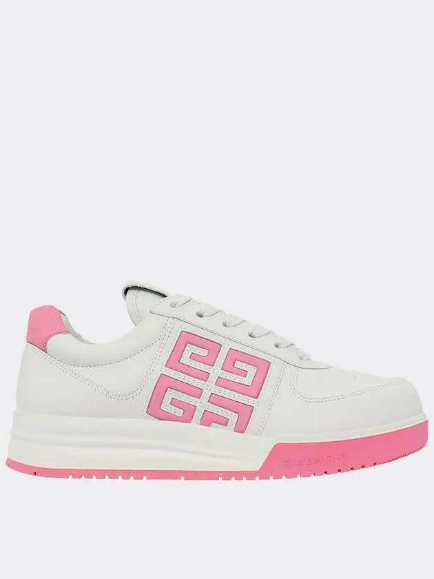 G4 Leather Low Top Sneakers Pink White - GIVENCHY - BALAAN 2