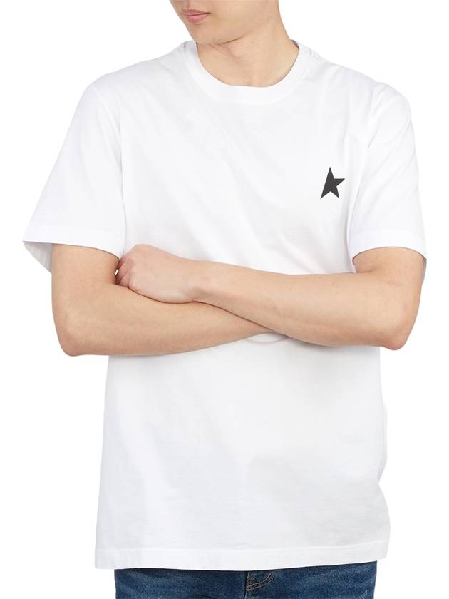 Star Collection Short Sleeve T-Shirt White - GOLDEN GOOSE - BALAAN 6