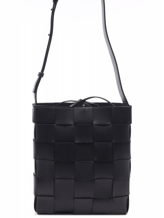 Intrecciato Cassette Cross Bag Black - BOTTEGA VENETA - BALAAN 5