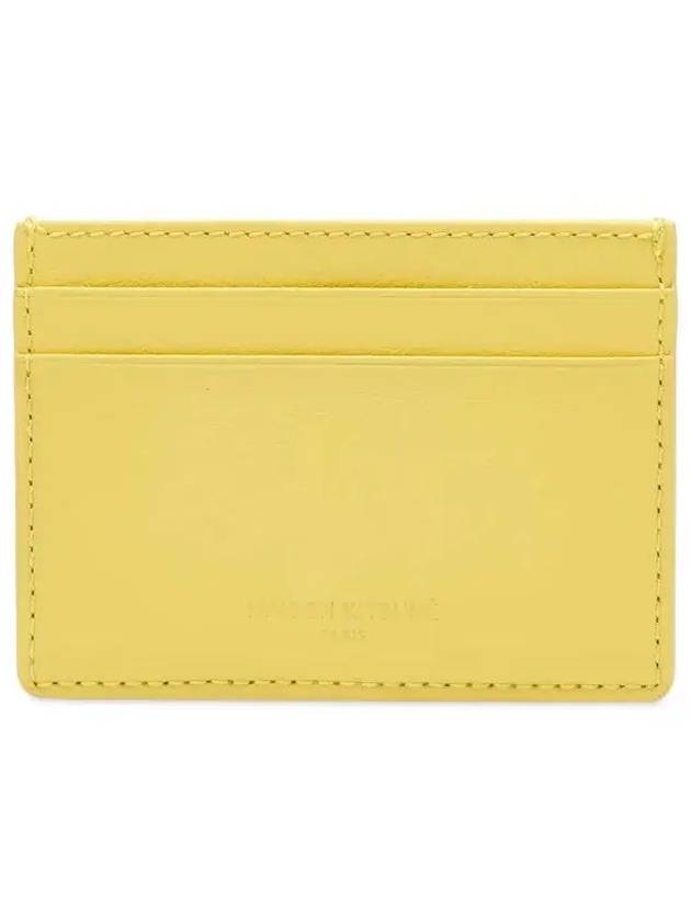 Fox Patch Card Wallet Lime Green - MAISON KITSUNE - BALAAN 4