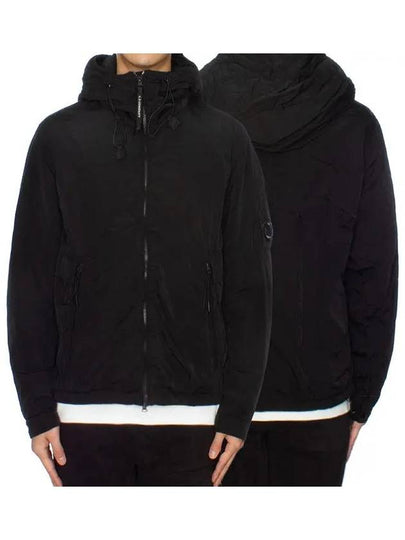 Chrome R Nylon Hooded Jacket Black - CP COMPANY - BALAAN 2