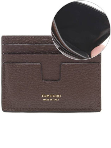 Men's T Line Card Wallet Y0233T_CP9_U7065_21S - TOM FORD - BALAAN 1