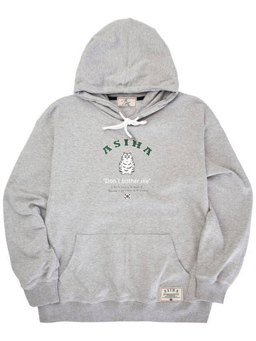 ah24 04hgy Lazy tg Hoodie Annoying Tiger Hoodie Gray - ASIHA - BALAAN 1