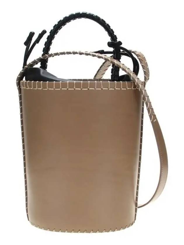 Luella Strap Small Bucket Bag Beige - CHLOE - BALAAN.