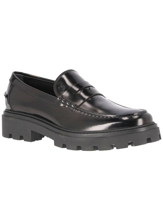 Leather Loafers Black - TOD'S - BALAAN 3