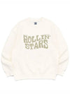 Rolling Star Sweatshirt Ivory - POLYGRAM - BALAAN 5