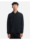 Nylon Metal Econyl Long Sleeve Shirt Black - STONE ISLAND - BALAAN 3