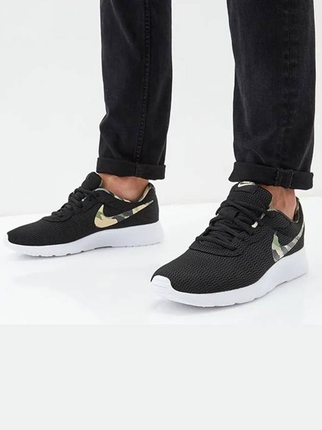 Tanjun Premium Camo Low Top Sneakers Black - NIKE - BALAAN 2