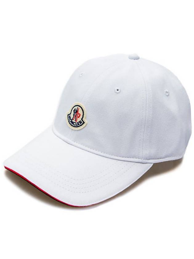 Patch Logo Ball Cap White - MONCLER - BALAAN 2