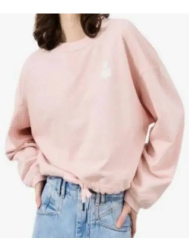 Margo Logo Crop Sweatshirt Rose - ISABEL MARANT - BALAAN 2