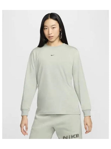 Sportswear Loose Long Sleeve T-Shirt Jade Horizon - NIKE - BALAAN 1