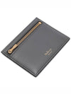 Classic Grain Leather Zipped Card Holder Charcoal - MULBERRY - BALAAN 6