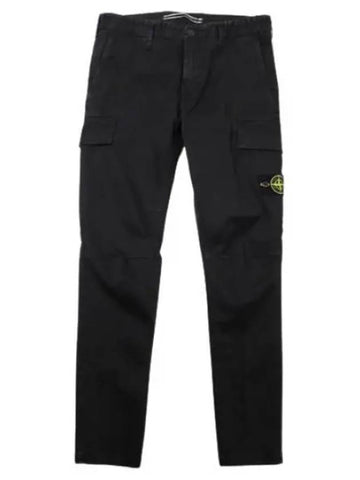 Old Effect Badge Cargo Pants Skinny Fit Men s - STONE ISLAND - BALAAN 1