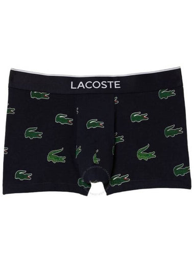 Lacoste Crocodile Print Stretch Fabric Trunks, Size XX-Small - LACOSTE - BALAAN 1