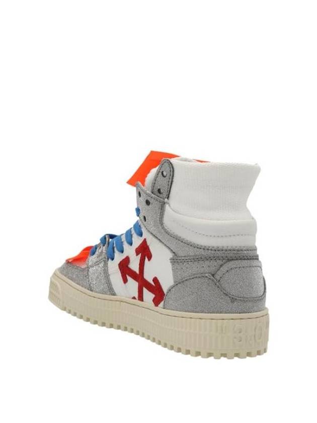 Off Court High Top Sneakers Grey - OFF WHITE - BALAAN 4