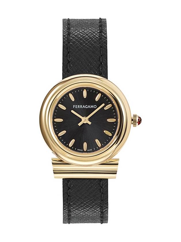 Gancini Quartz Watch Black - SALVATORE FERRAGAMO - BALAAN 4