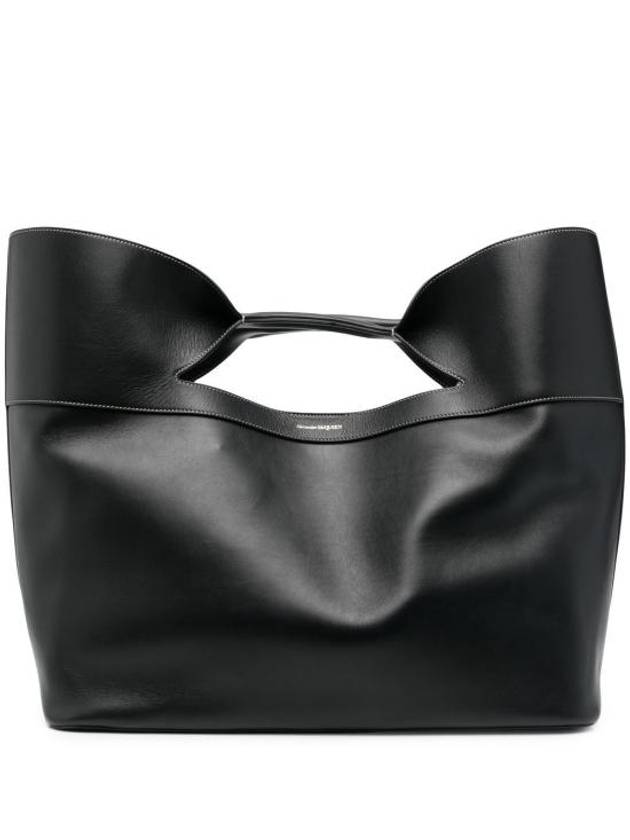 The Bow Large Tote Bag Black - ALEXANDER MCQUEEN - BALAAN 2