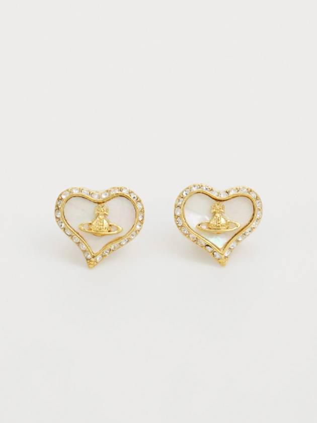 Petra Stud Earrings White - VIVIENNE WESTWOOD - BALAAN 2