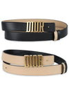 D Fence 30MM Smooth Calfskin Reversible Belt Black - DIOR - BALAAN 2