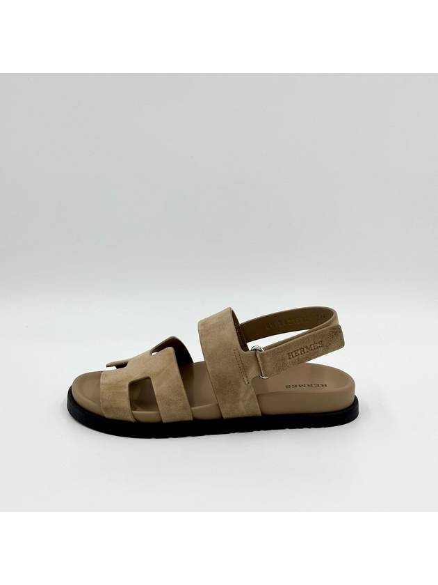 Genius Sandals Beige Sable - HERMES - BALAAN 4