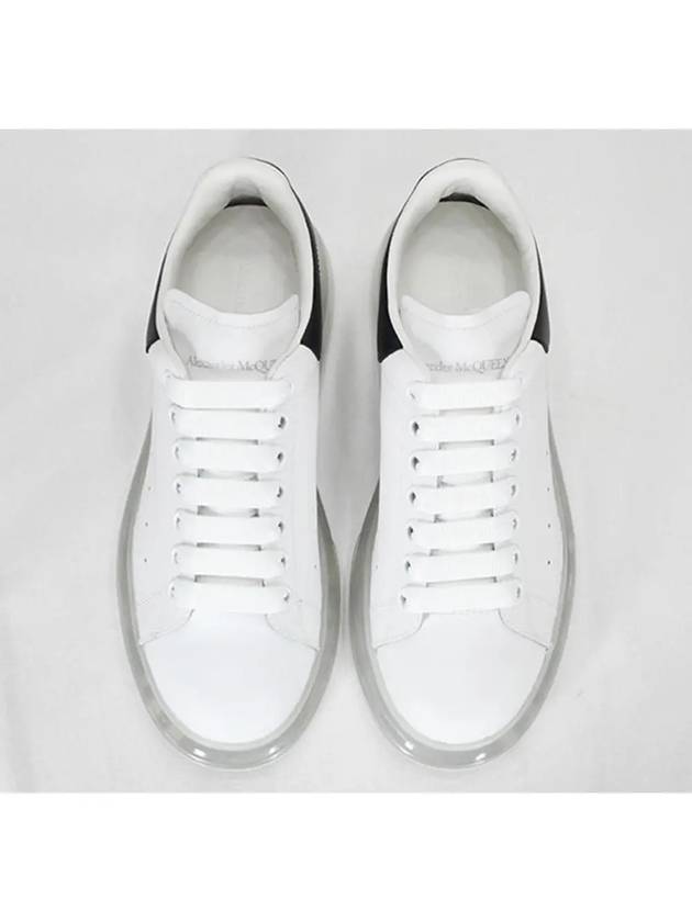 Air Oversole Low Top Sneakers Black White - ALEXANDER MCQUEEN - BALAAN 4