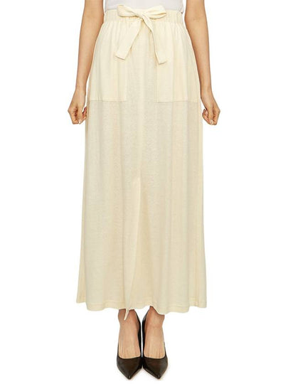 Mia Long A-Line Skirt Ivory - MAX MARA - BALAAN 2