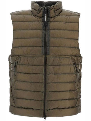 D.D.Shell Lens Down Vest Green - CP COMPANY - BALAAN 1