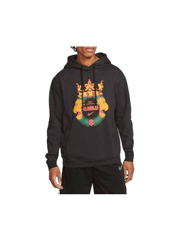 Lebron James Graphic Pullover Hoodie Black - NIKE - BALAAN 1