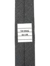 Three-Line Engineer Stripe Wool  Neck Tie Dark Grey - THOM BROWNE - BALAAN 9