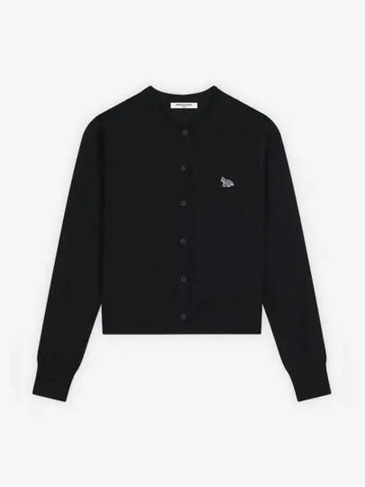 Baby Fox Patch Regular Cardigan Black - MAISON KITSUNE - BALAAN 2