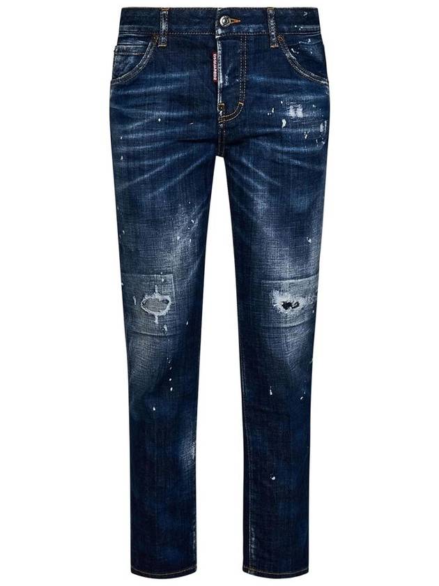 Distressed Effect Crop Jeans S72LB0687S30342 - DSQUARED2 - BALAAN 2